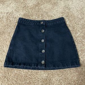 Juniors denim skirt